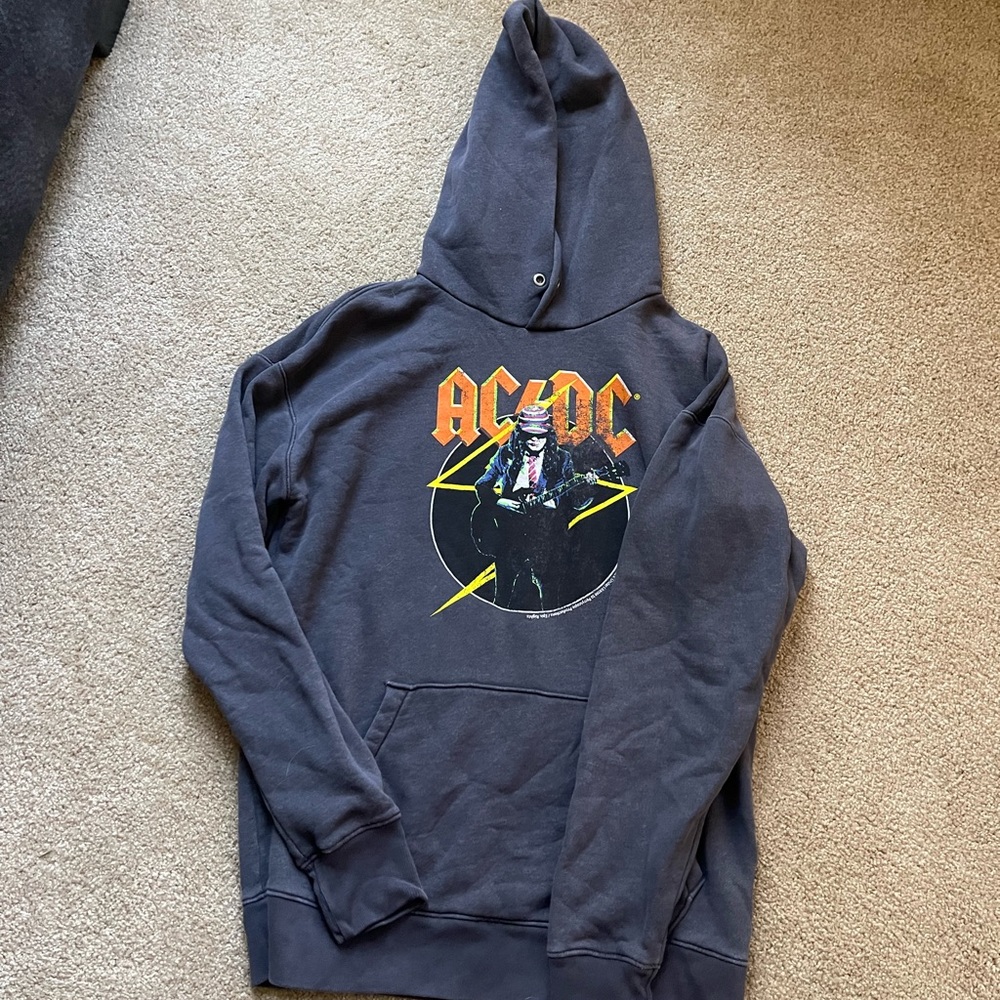 Oversized AC/DC Abercrombie Hoodie